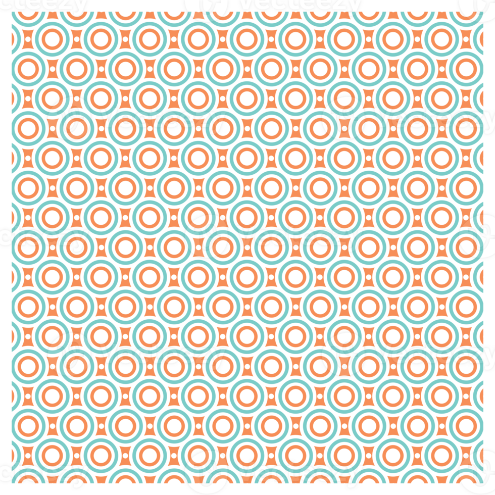 Retro 1970s Style Blue Orange White Circles And Spots Vintage Seventies Background Pattern png