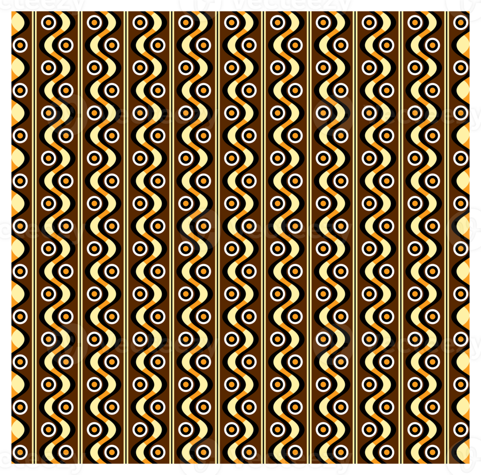 Mid Century Modern Seventies Orange Yellow Brown Retro Background Pattern png