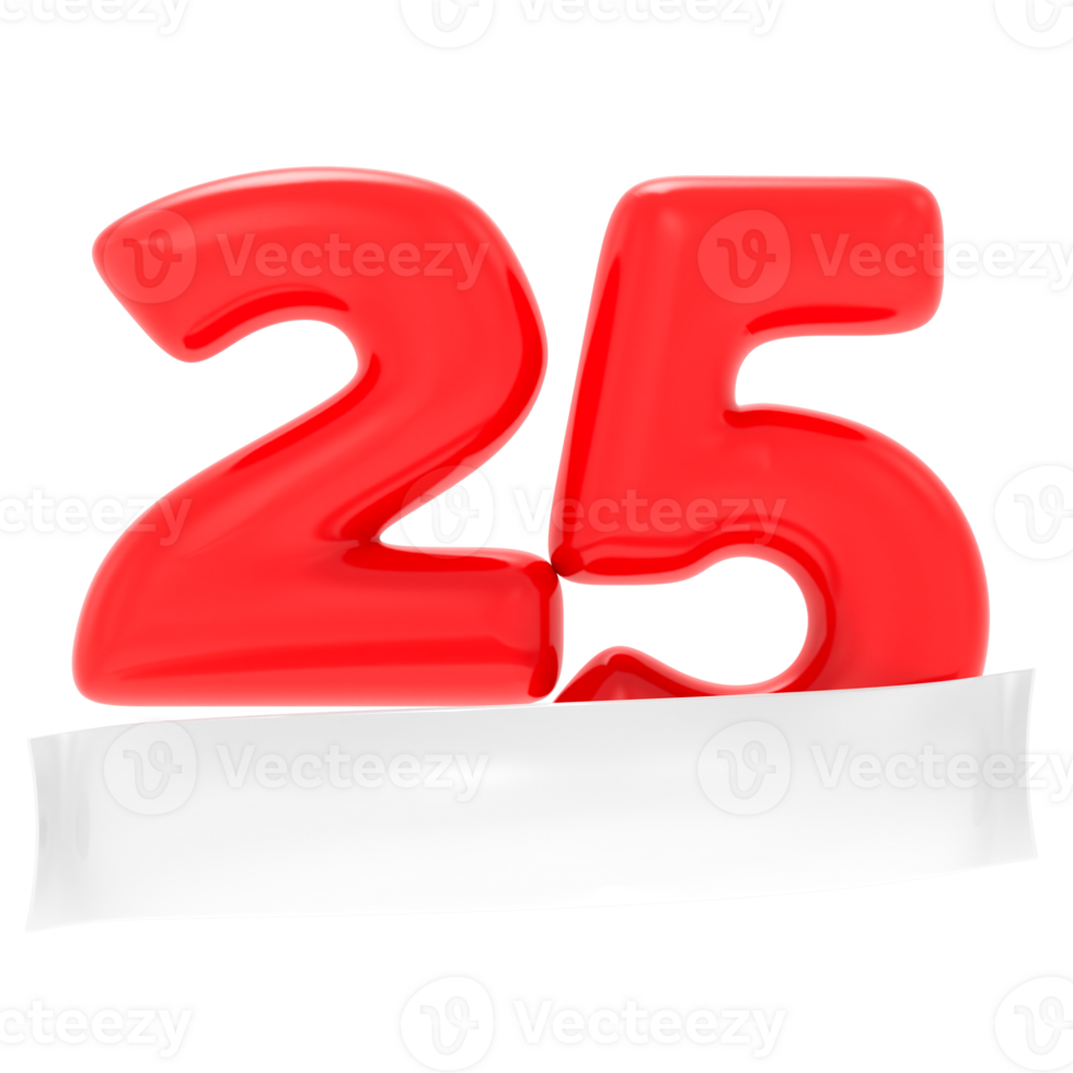 25th anniversary celebration png