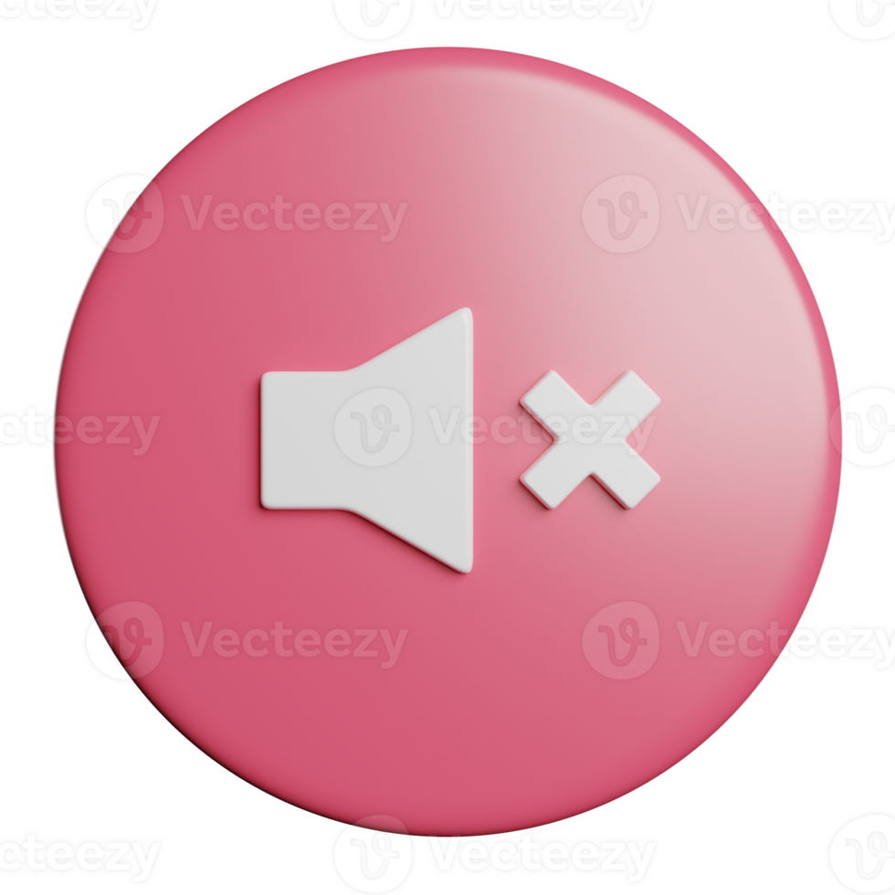 Mute Silent Button png