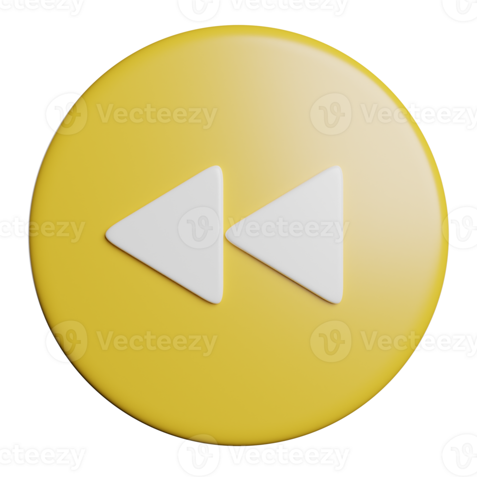 Fast Backward Button png