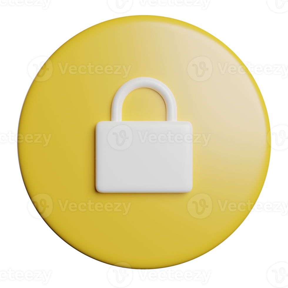 Locked Secure Button png