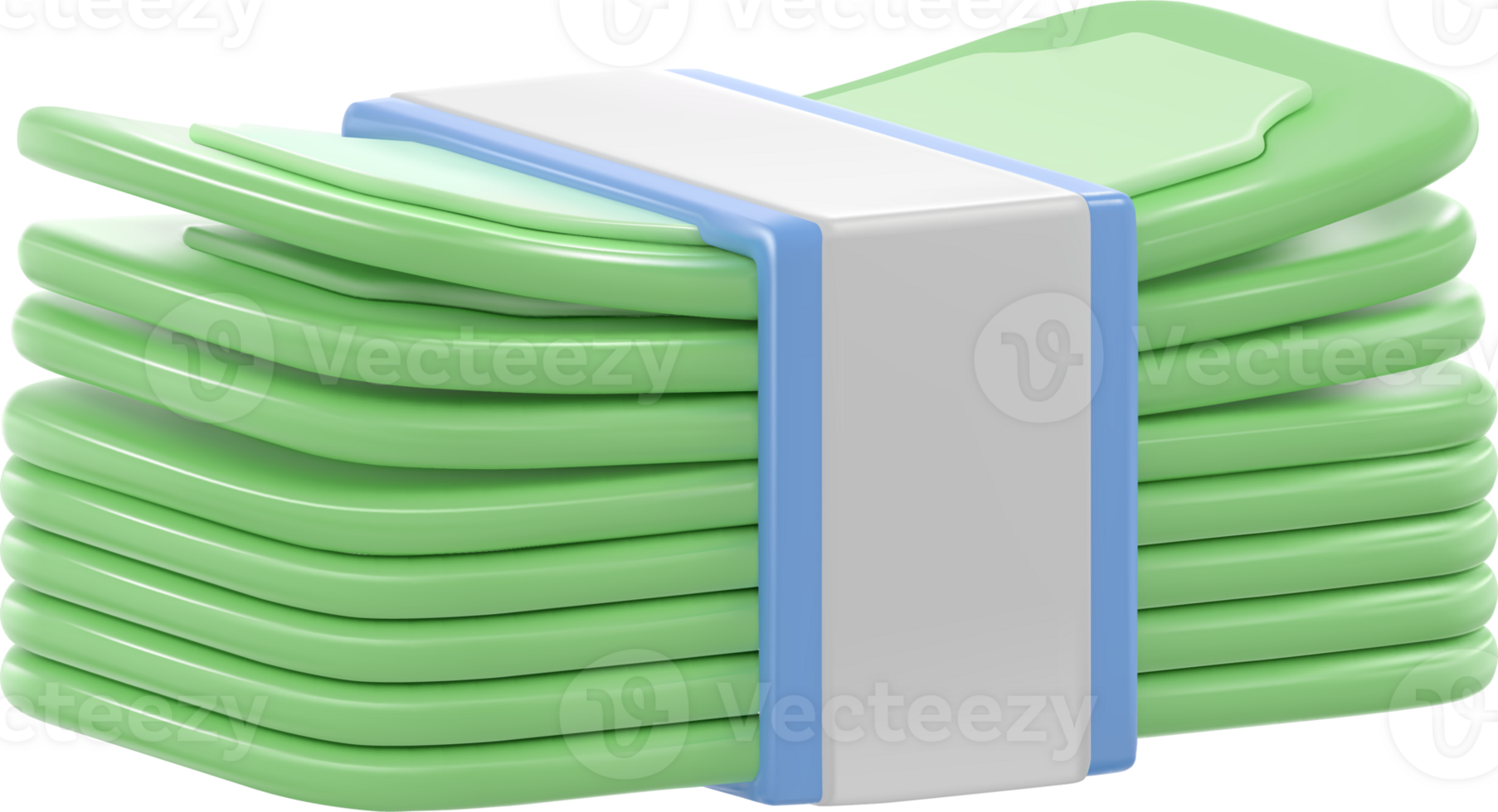 3d icon money, bank banknotes png