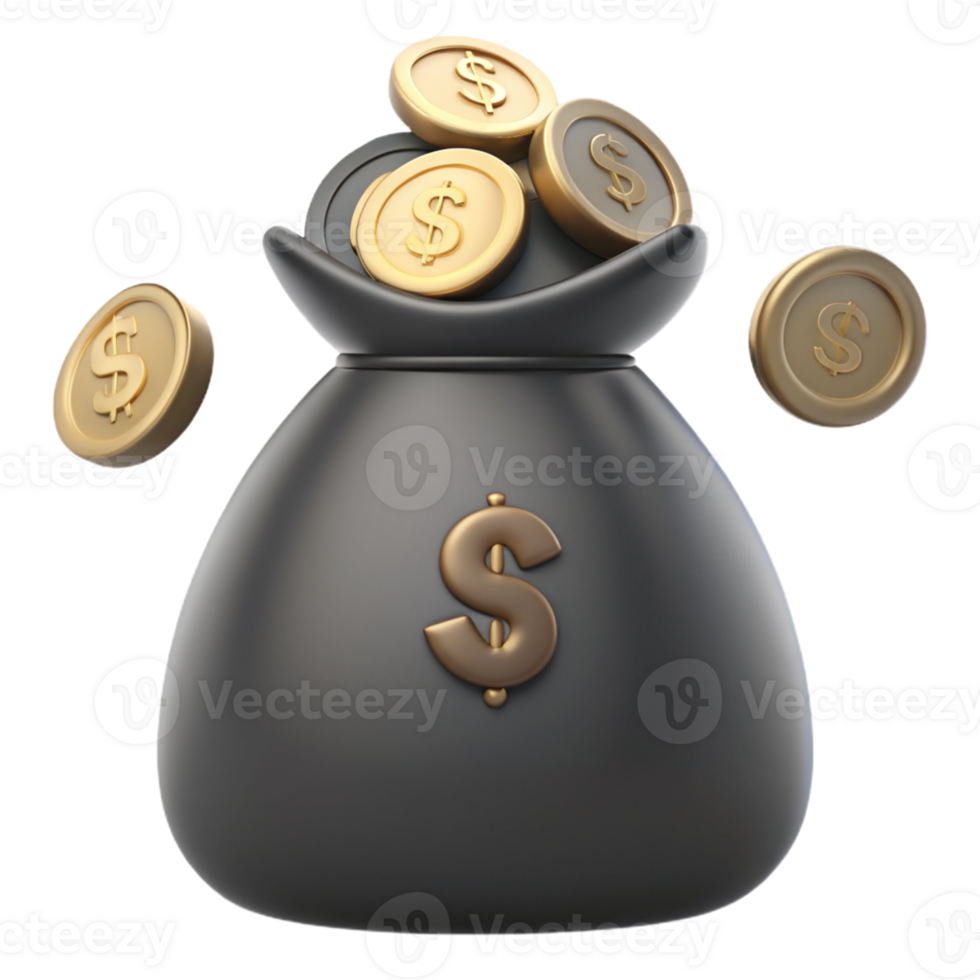 3d imagen de dinero, exhibiendo moneda en un visualmente sorprendentes formato. realista profundidad y detalle traer financiero conceptos a vida png