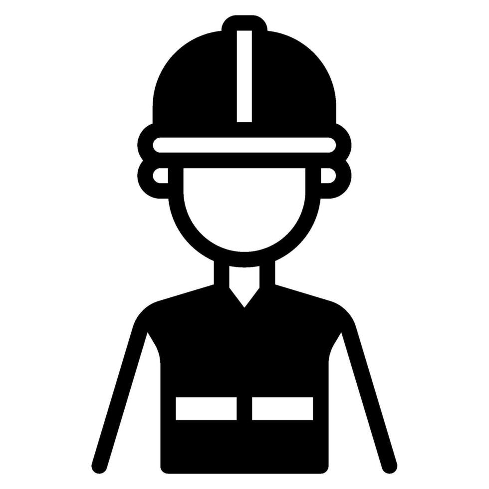 Worker Labour day icon illustration vector
