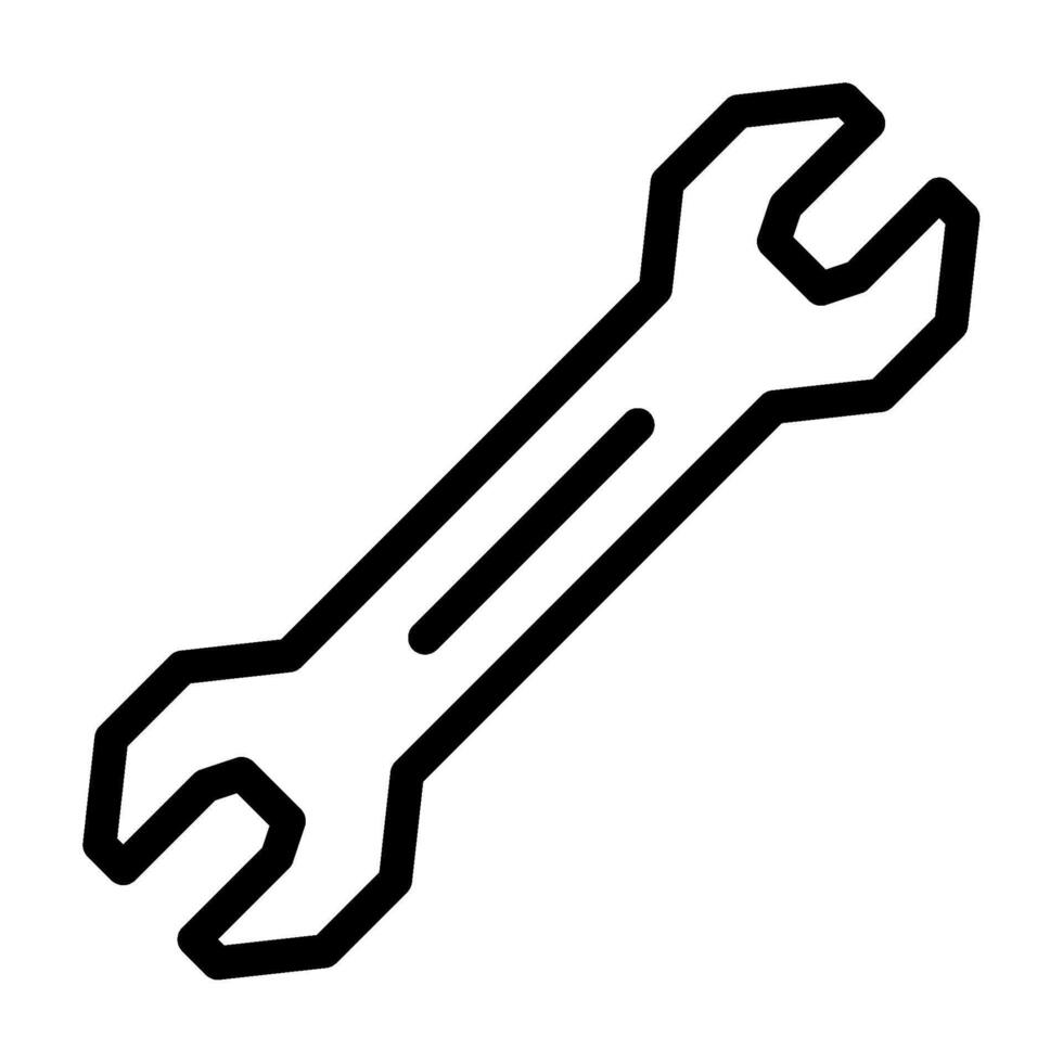 Wrench Labour day icon illustration vector