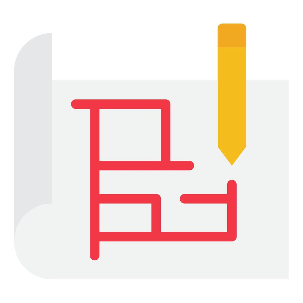 Blueprint Labour day icon illustration vector
