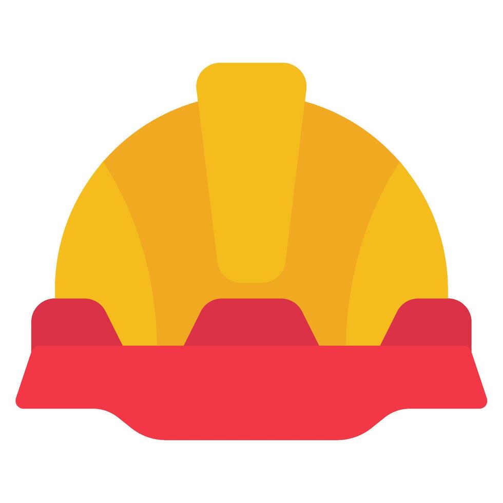Hardhat Labour day icon illustration vector