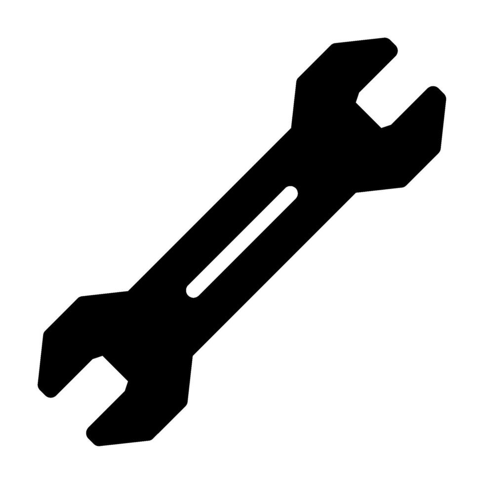 Wrench Labour day icon illustration vector