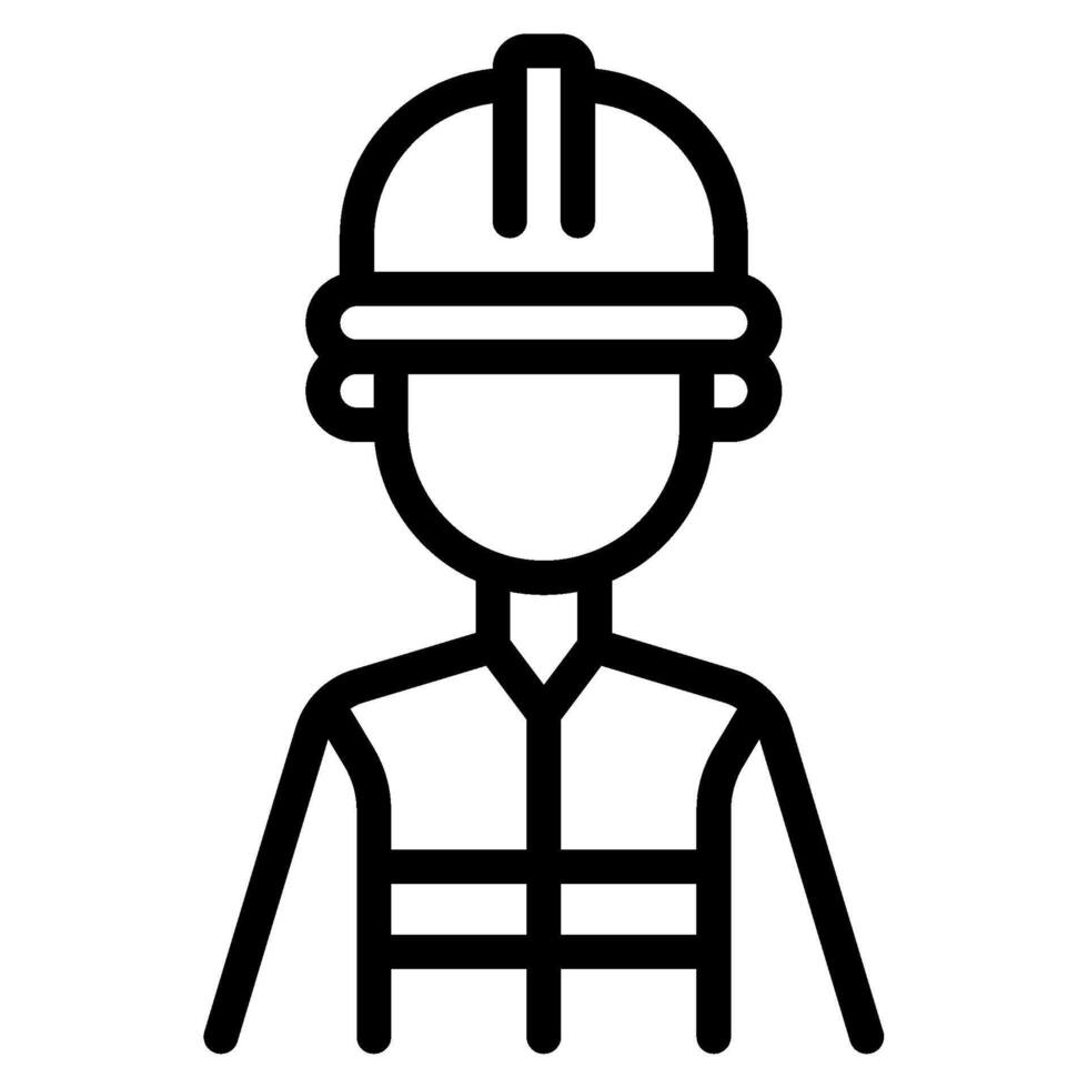 Worker Labour day icon illustration vector