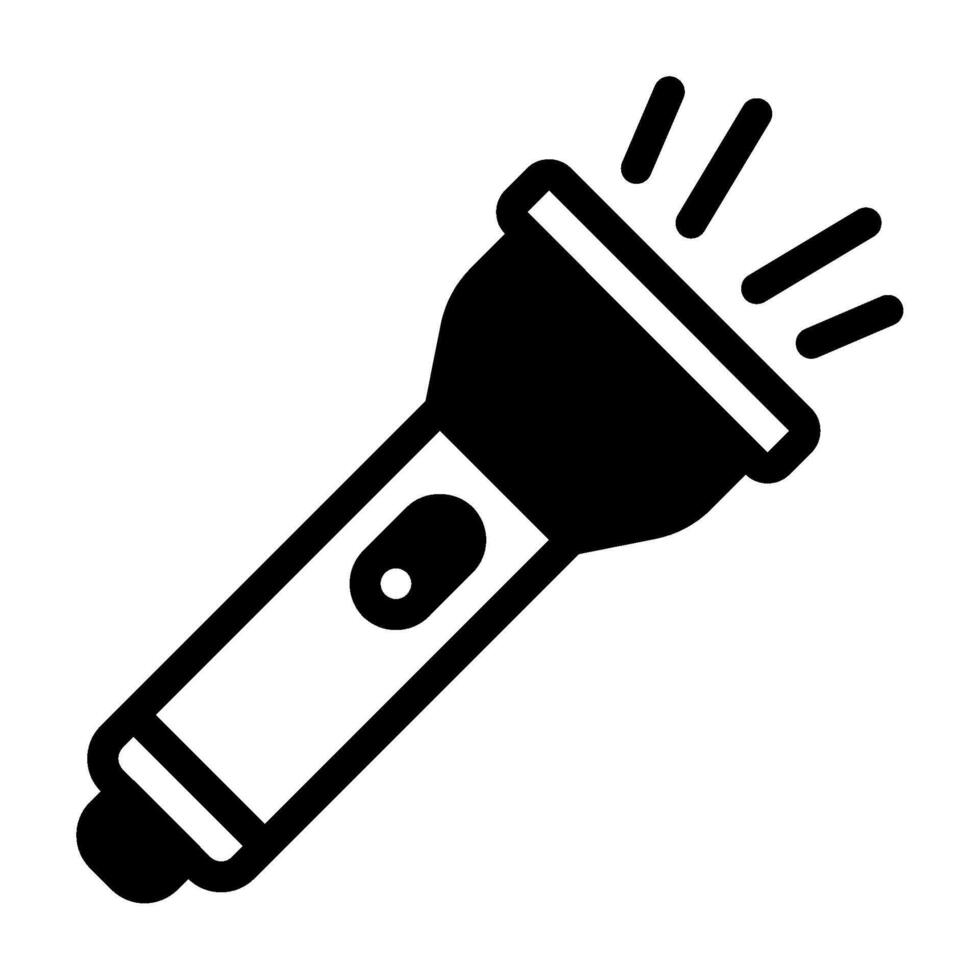 Torch Labour day icon illustration vector