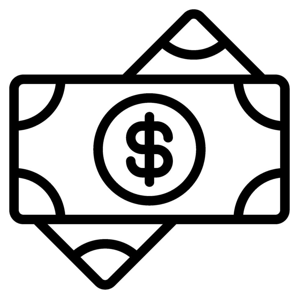 dinero labor día icono ilustración vector