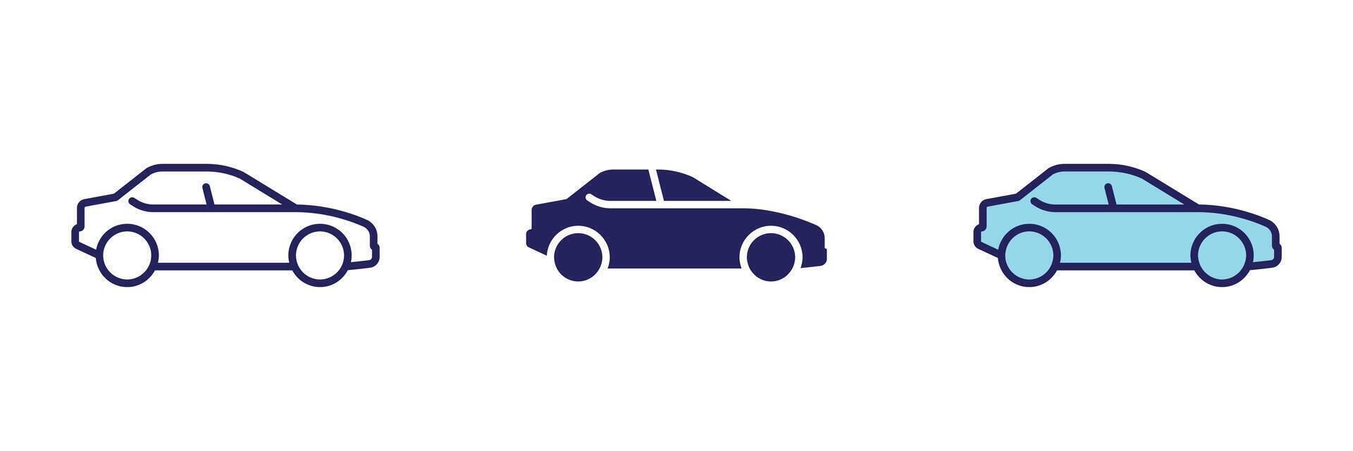 Car Transportation Icon - Navigation Set vector