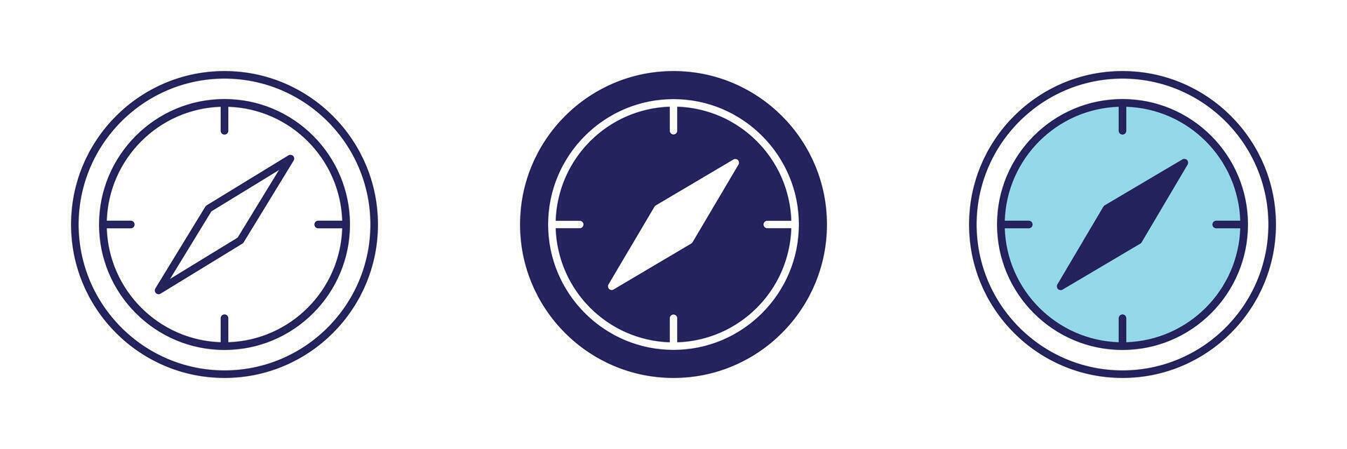 Compass Icon - Navigation Set vector