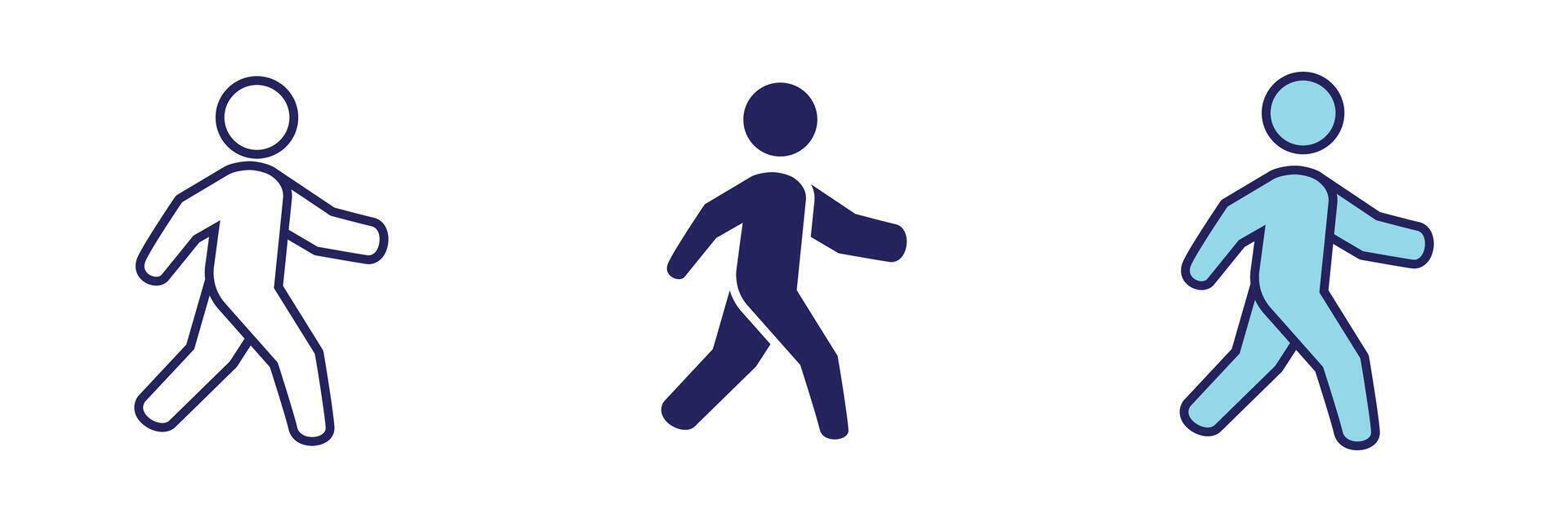 Walking Transportation Icon - Navigation Set vector