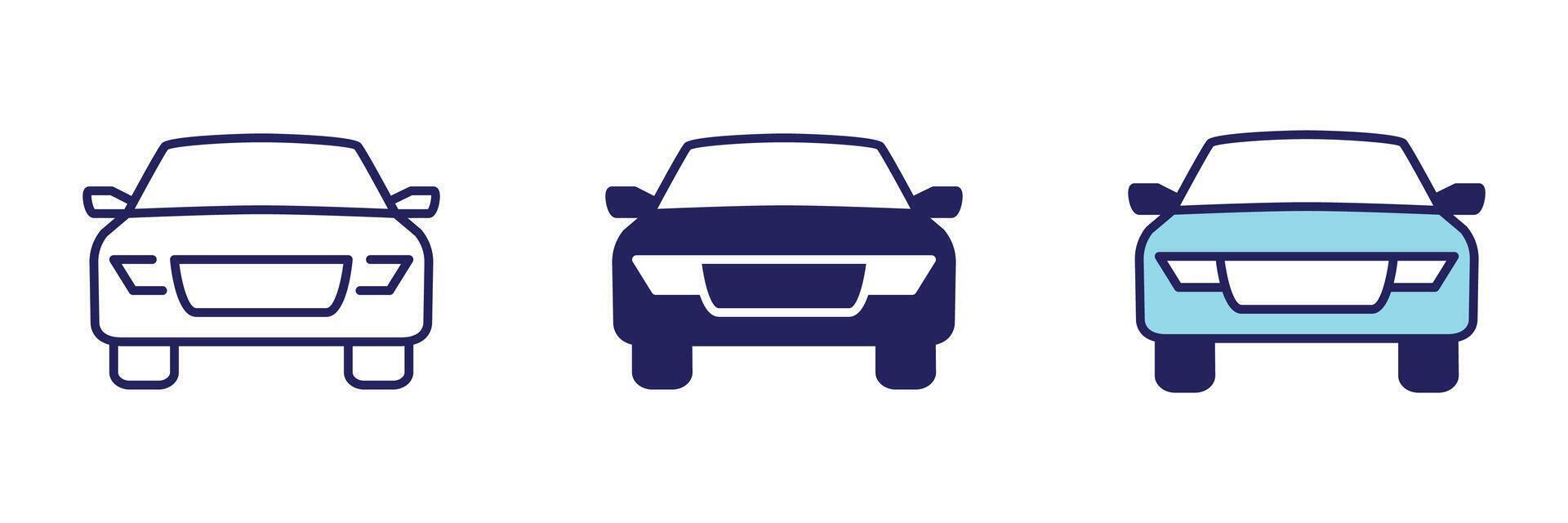 Car Transportation Icon - Navigation Set vector
