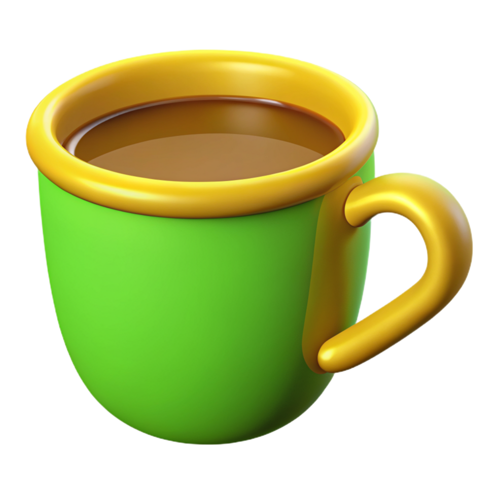 skön 3d kaffe kopp bilder för kreativ mönster png