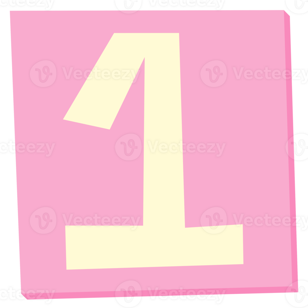 Number alphabet font torn ripped paper cut Illustration elements shape png