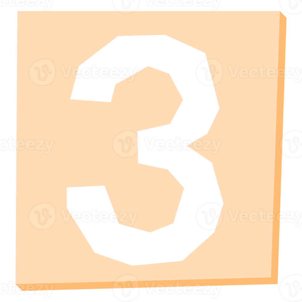 Number alphabet font torn ripped paper cut Illustration elements shape png