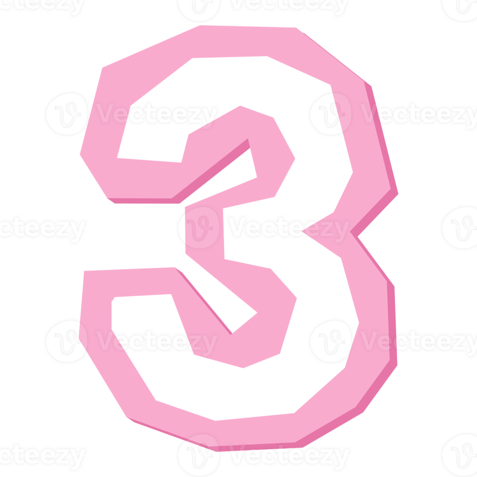 Number alphabet font torn ripped paper cut Illustration elements shape png
