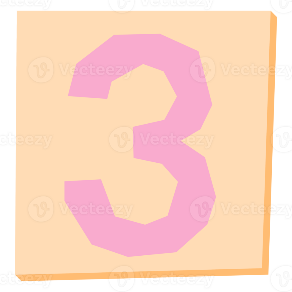 Number alphabet font torn ripped paper cut Illustration elements shape png