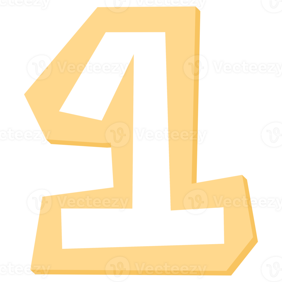 Number alphabet font torn ripped paper cut Illustration elements shape png