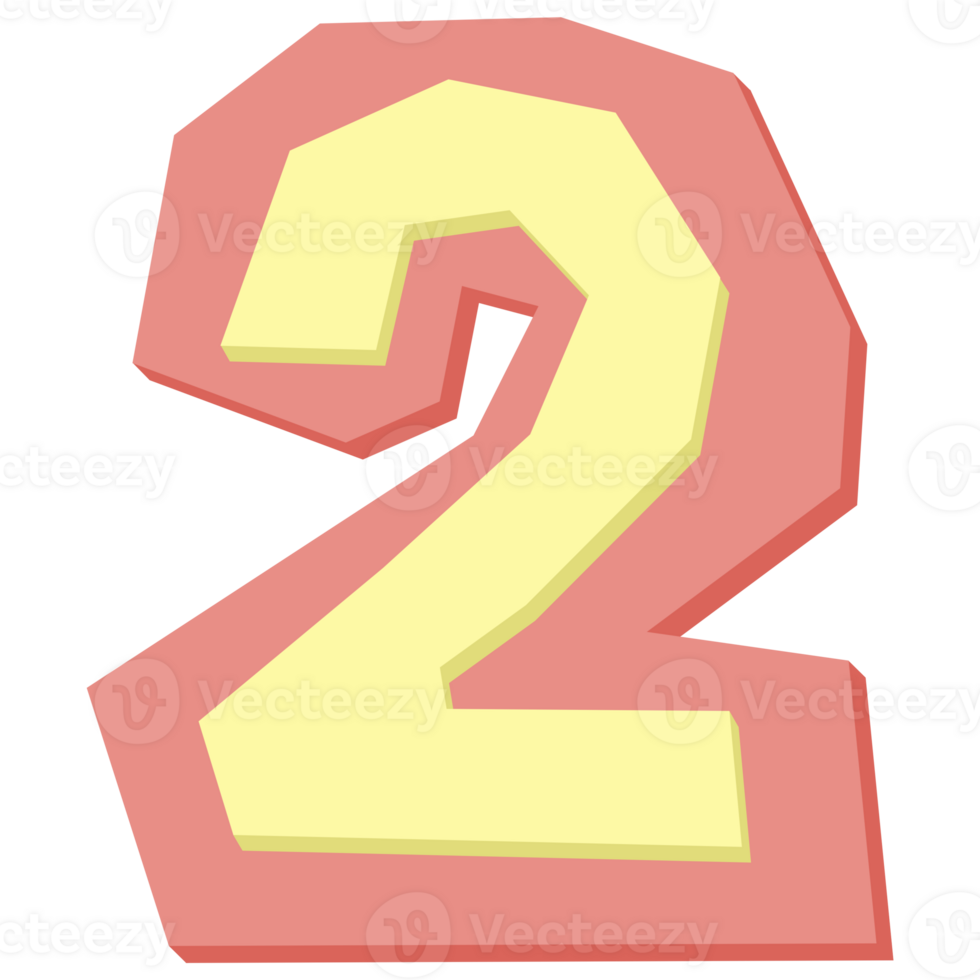 Number alphabet font torn ripped paper cut Illustration elements shape png