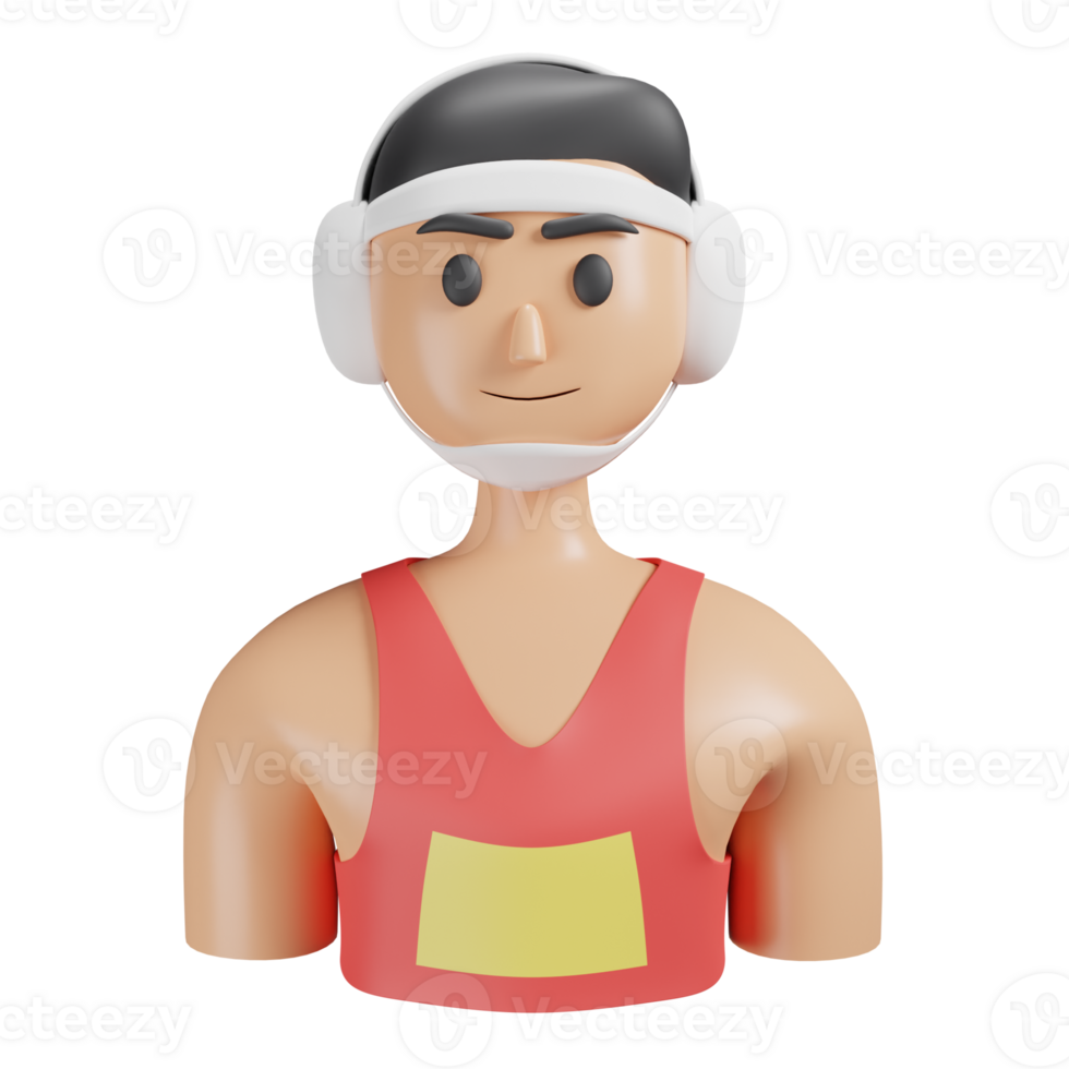 3D illustration sport icon wrestling png