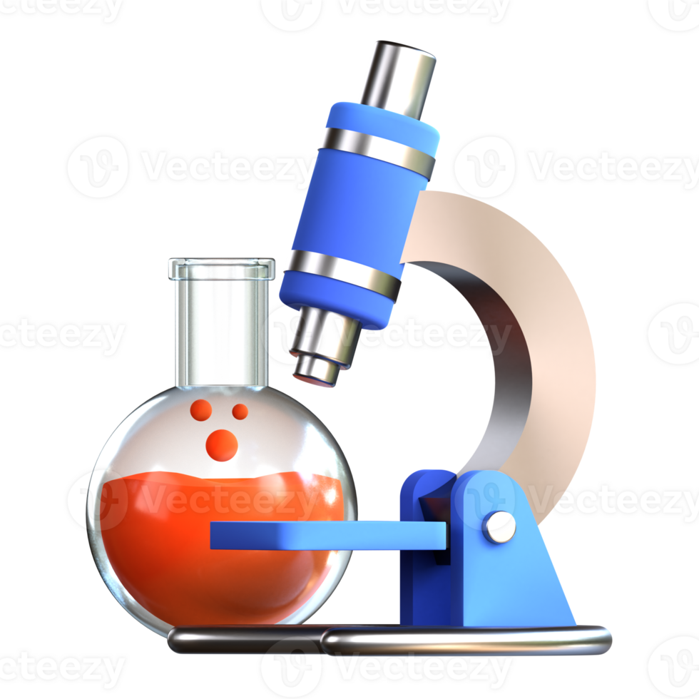 3d illustration éducation icône recherche png