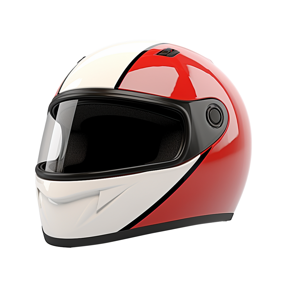Motorbike helmet isolated on transparent background png