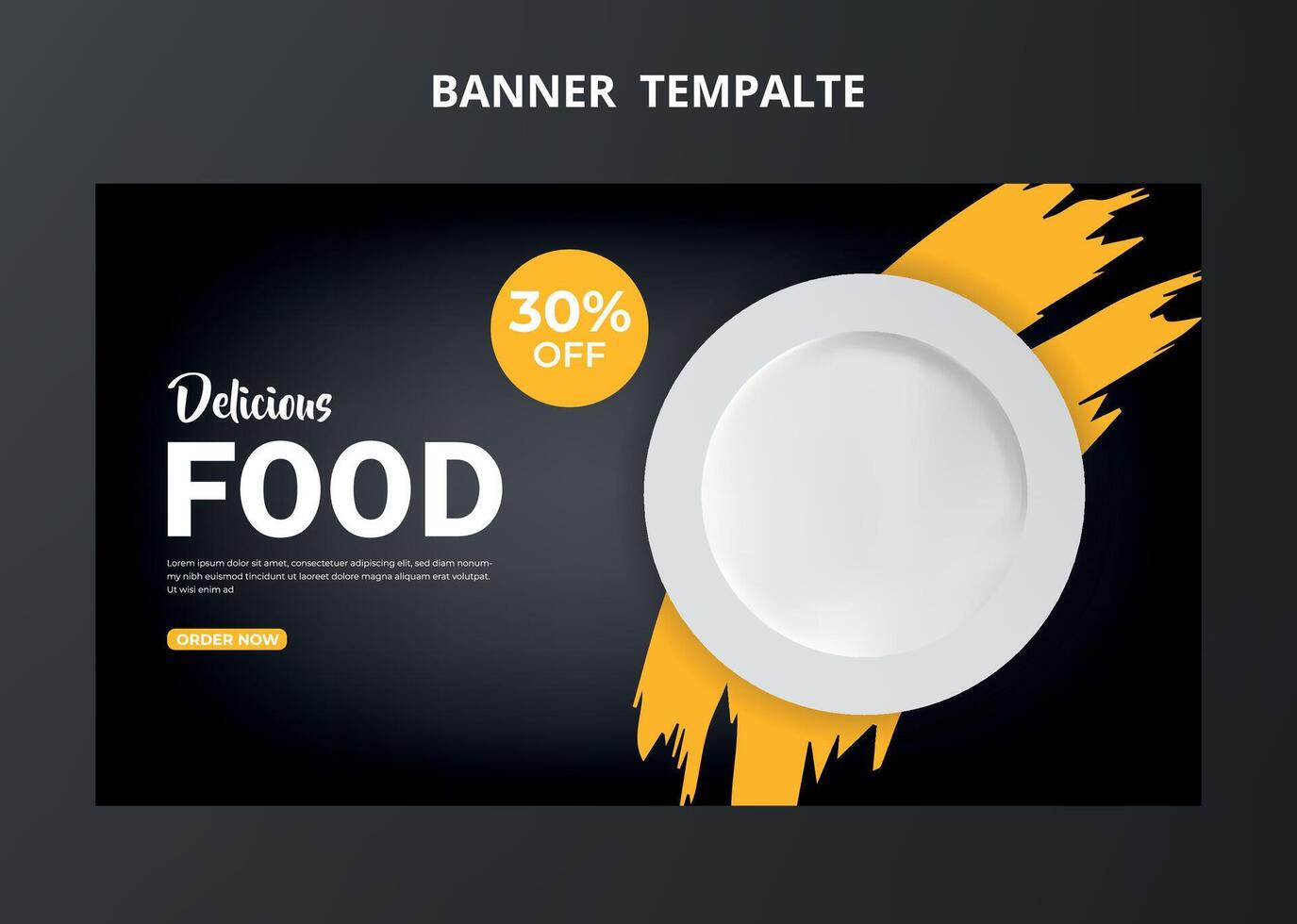 Restaurant food menu social media marketing web banner. Pizza, burger or hamburger online sale promotion thumbnail. Fast food website background. Food flyer with logo and business icon. vector