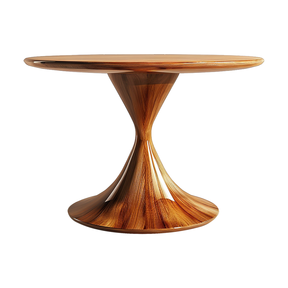 Modern table isolated on transparent background png