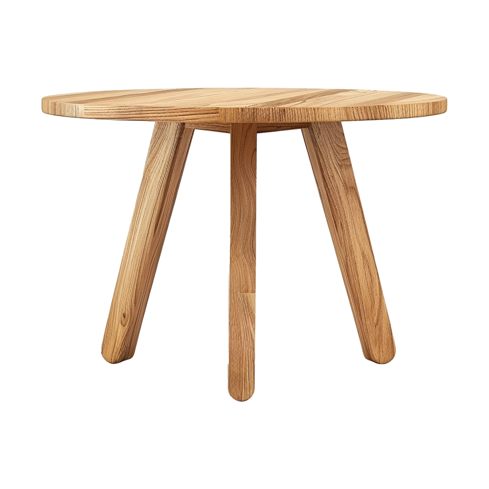 Modern table isolated on transparent background png