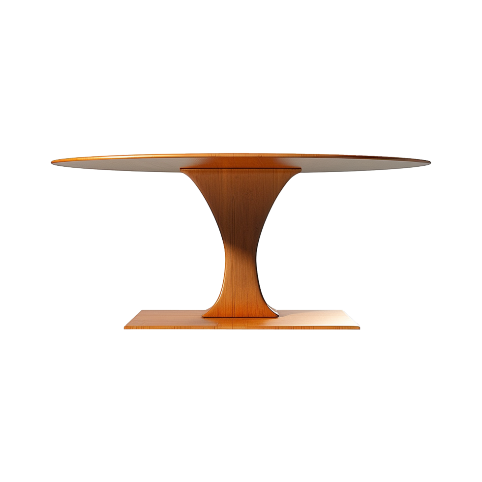 Modern table isolated on transparent background png