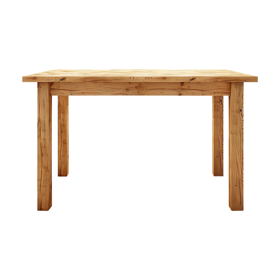 Modern table isolated on transparent background png