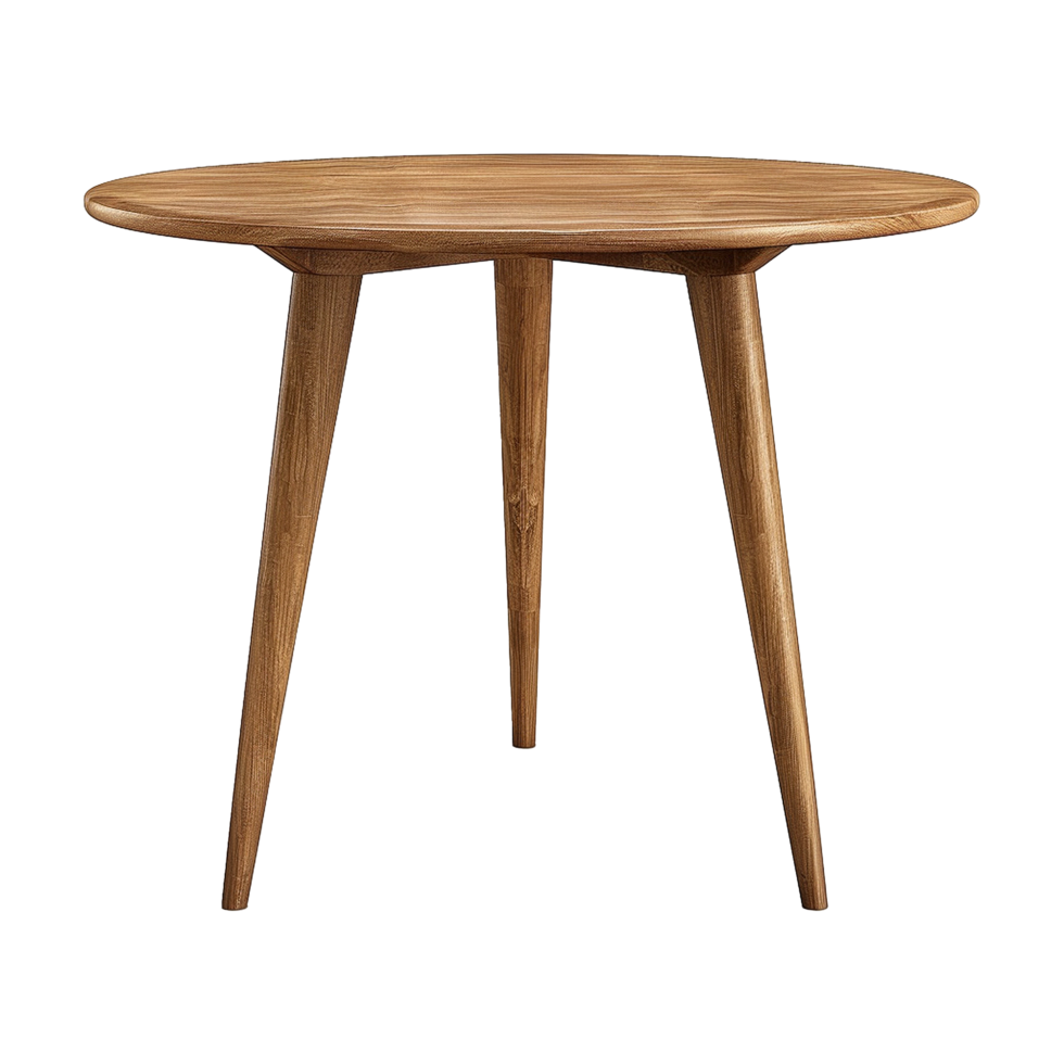 Modern table isolated on transparent background png