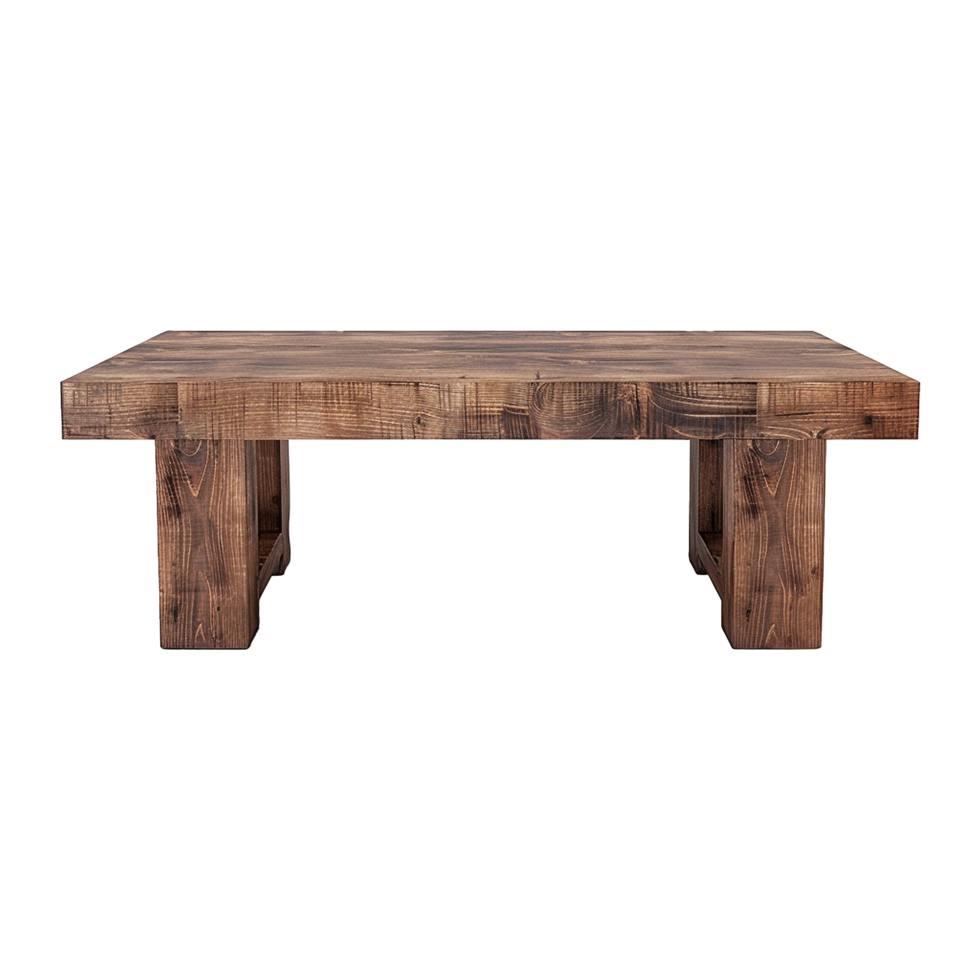 Modern table isolated on transparent background png
