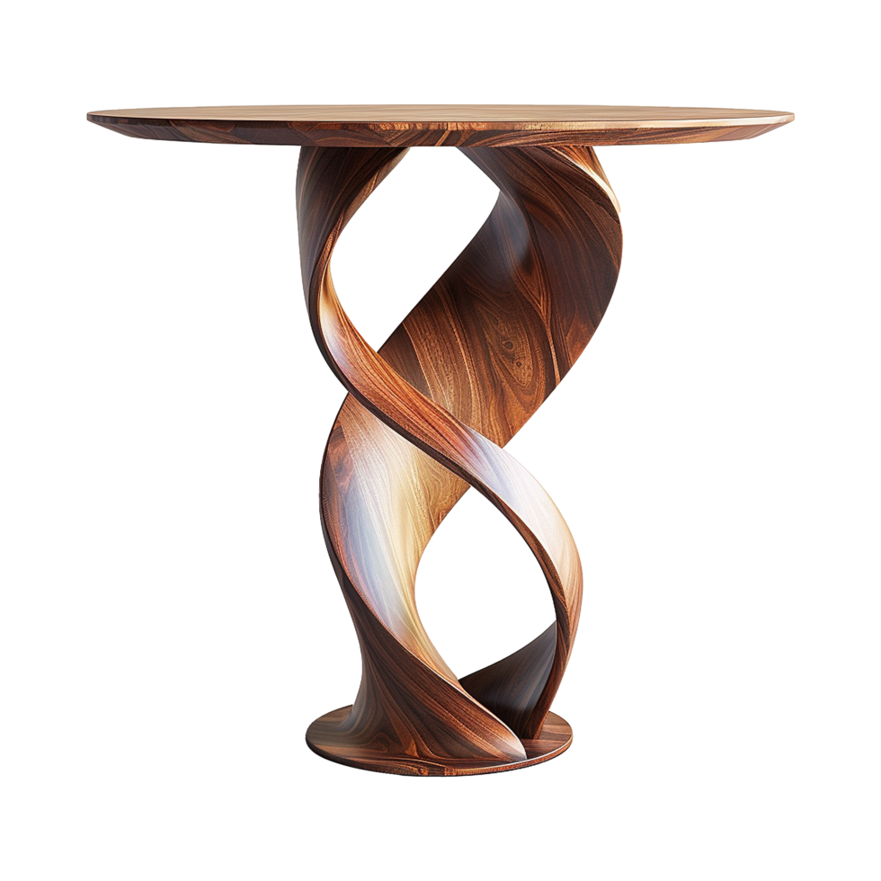 Modern table isolated on transparent background png