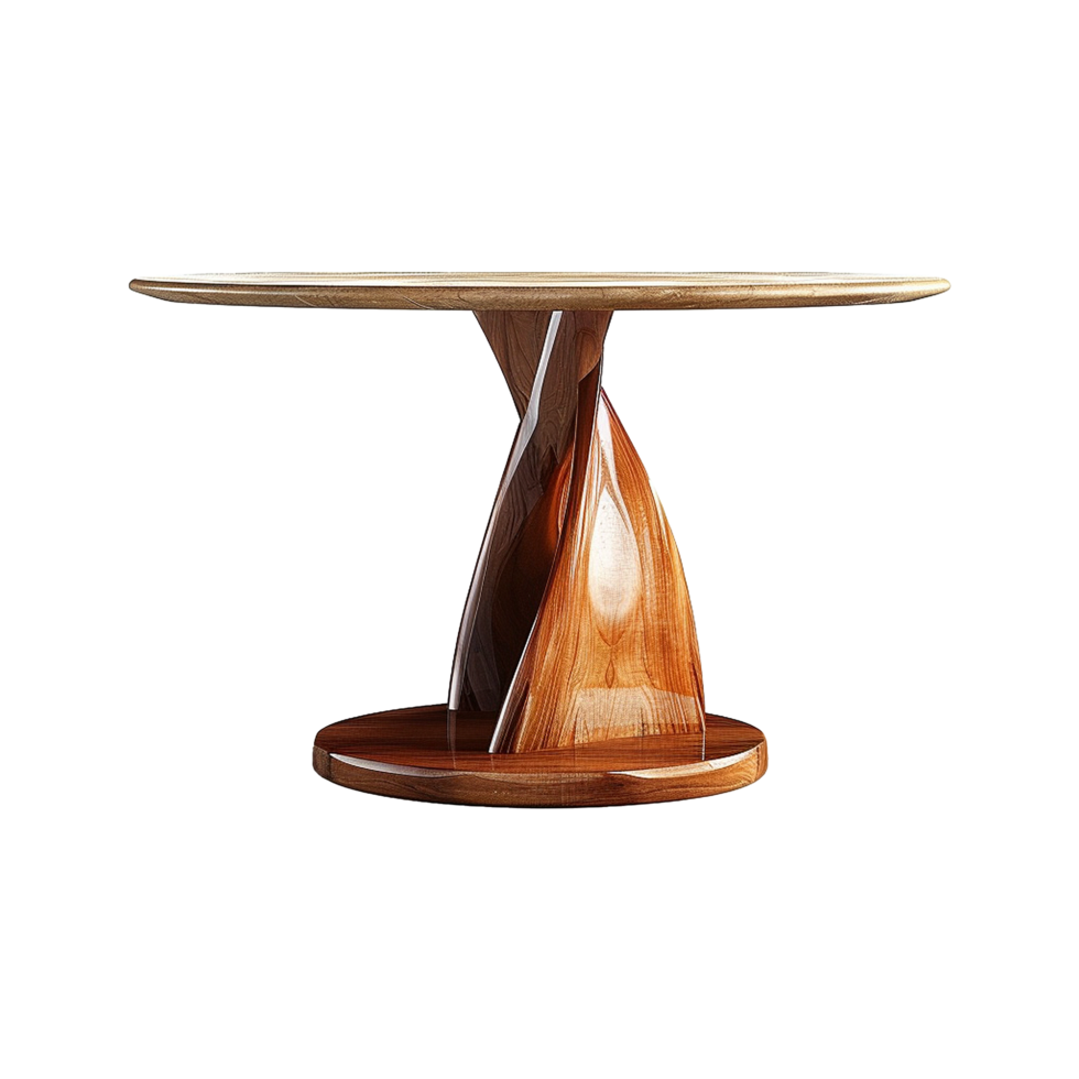 Modern table isolated on transparent background png