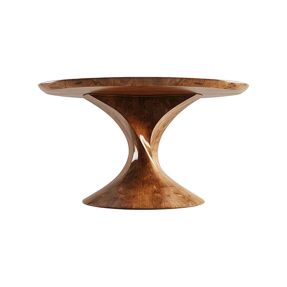 Modern table isolated on transparent background png
