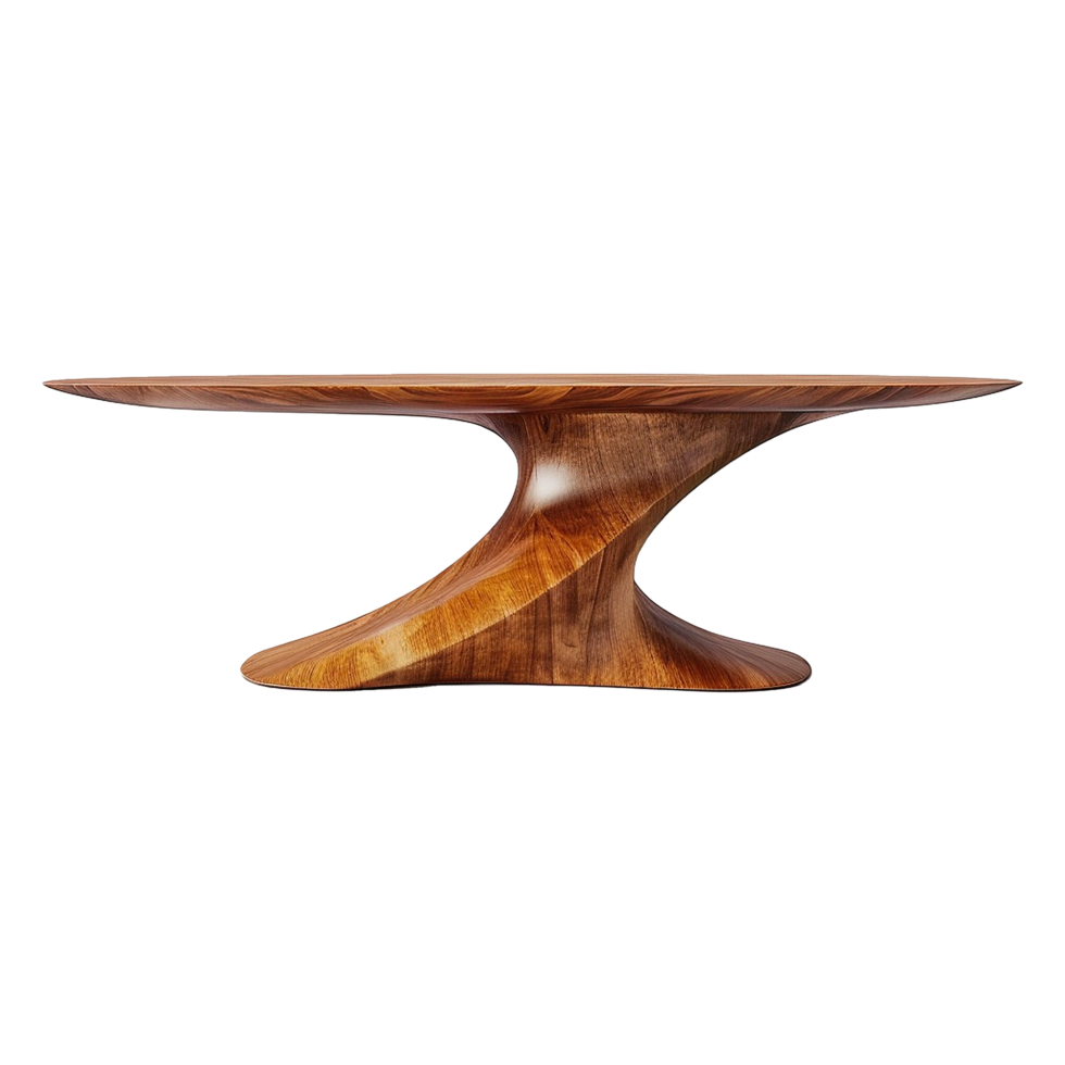 Modern table isolated on transparent background png