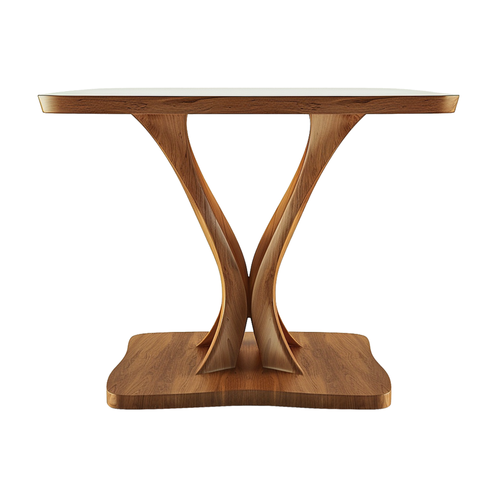 Modern table isolated on transparent background png