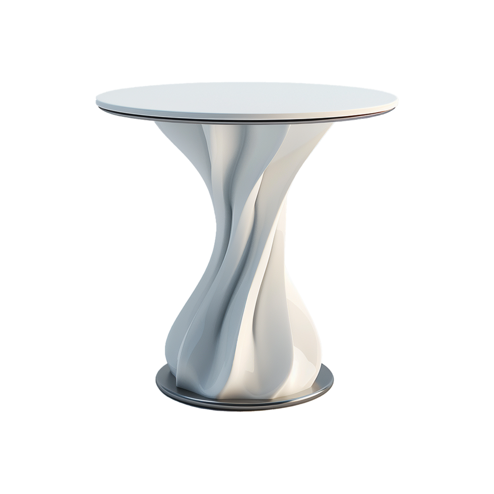 Modern table isolated on transparent background png