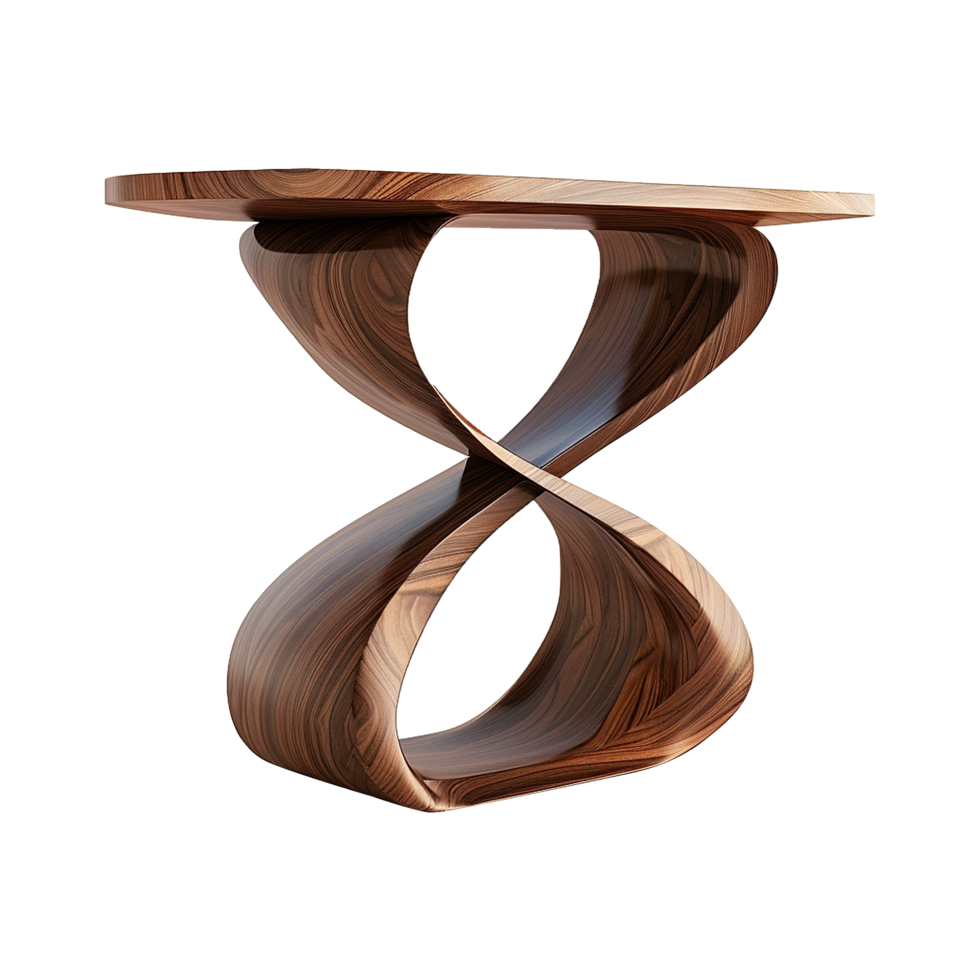 Modern table isolated on transparent background png