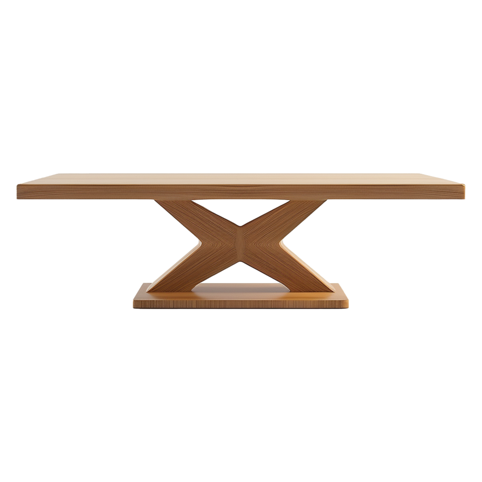 Modern table isolated on transparent background png