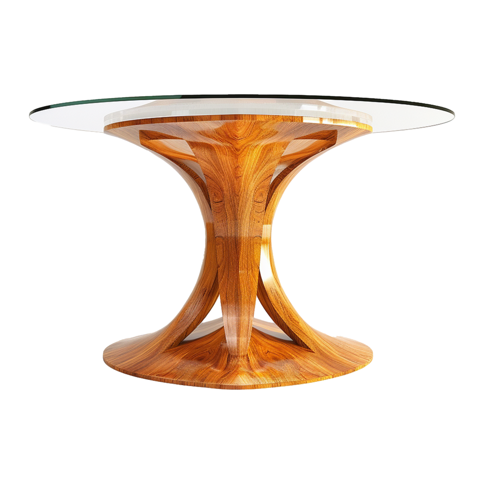 Modern table isolated on transparent background png