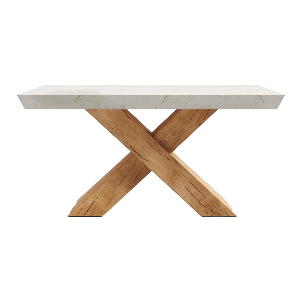 Modern table isolated on transparent background png