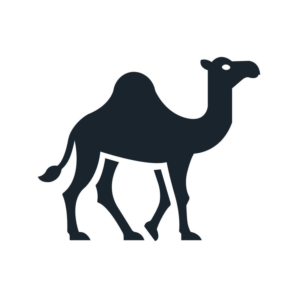 Camel icon. Isolated simple illustration vector