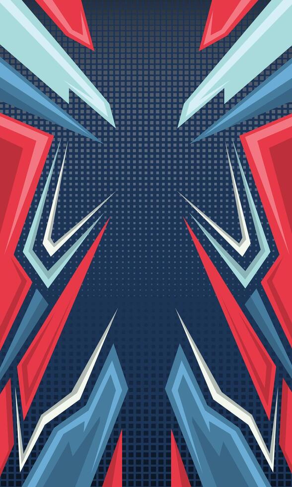 Racing style jersey fabric template. Abstract geometric racing wallpaper vector