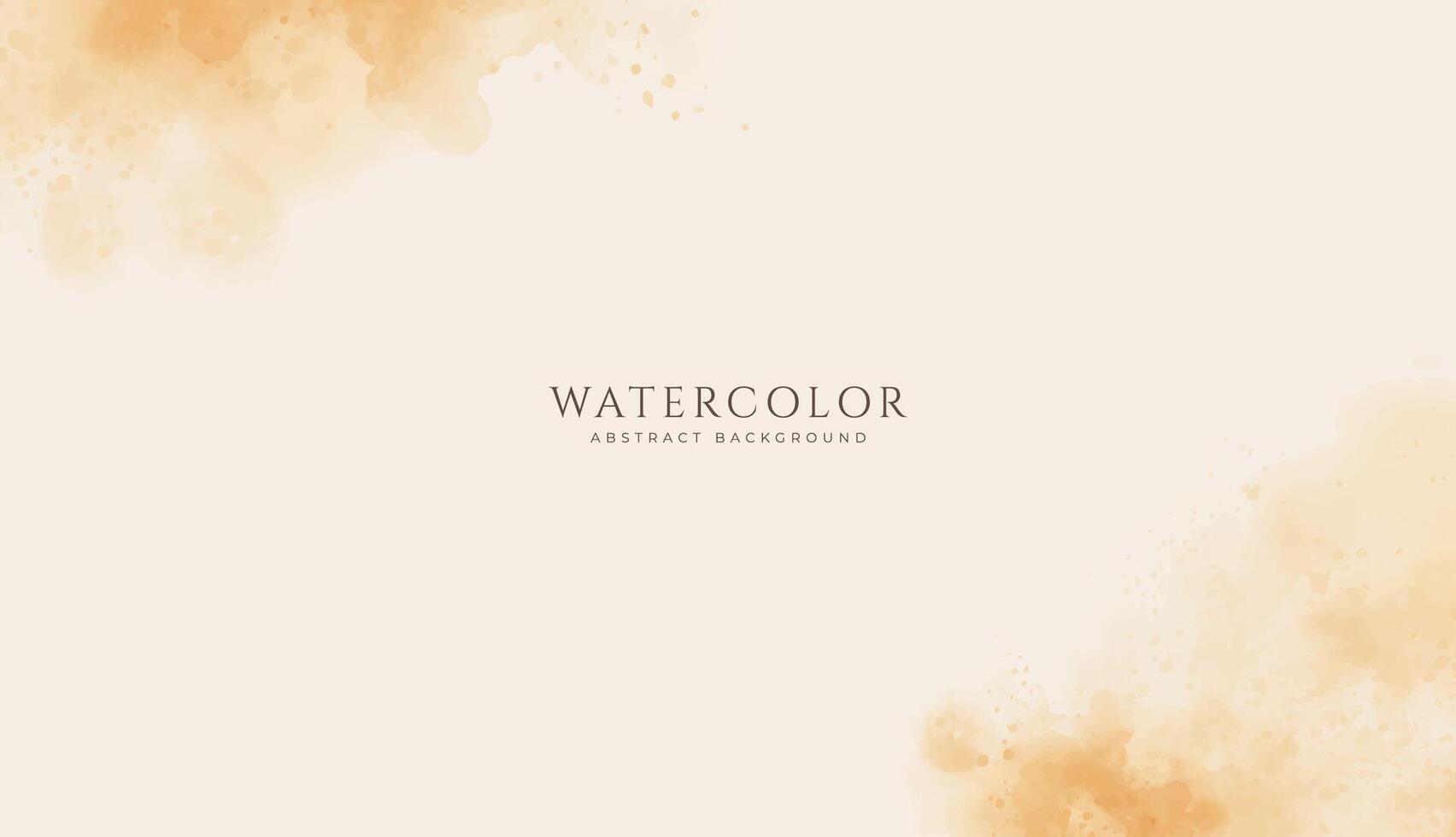 Abstract horizontal watercolor background. Neutral light colored empty space background illustration vector